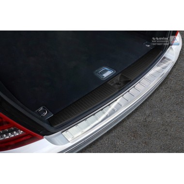 Накладка на задний бампер Mercedes C Class W204 Combi FL (2011-2014) бренд – Avisa главное фото
